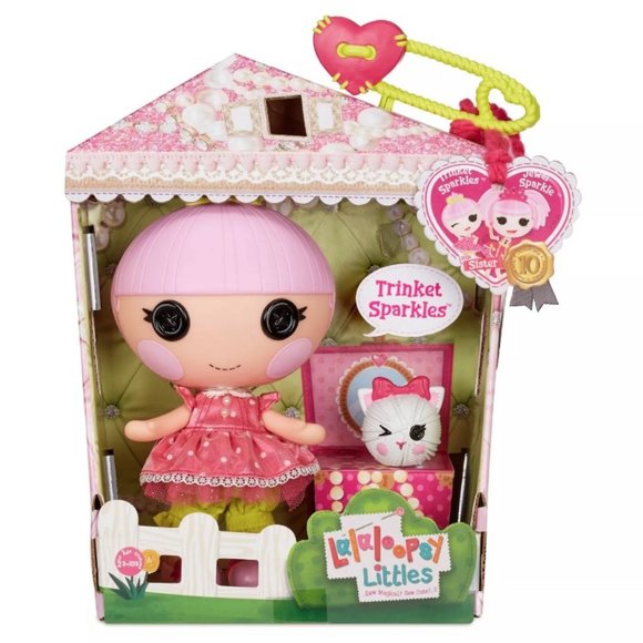 Lalaloopsy Trinket Sparkles Littles Doll 7" and Pet Kitten - Picture 5 of 8